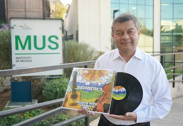 Profesor del IMUS Nelson Niño Vásquez produce disco de vinilo “SUDAMÉRICA”