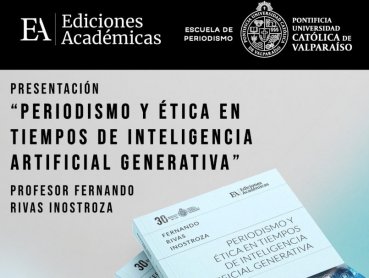 Universidad presentará libro "Periodismo y ética en tiempos de inteligencia artificial generativa"